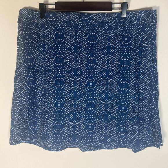 Rip Skirt Womens Hawaii Boho Denim Wrap Skirt Size‎ XL Tropical Floral NWT - Picture 1 of 10